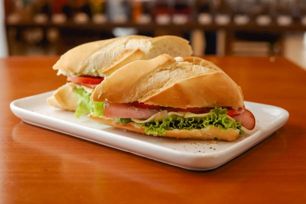 istock Dealthy ham and cheese sandwich 2167480377