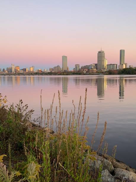 istock Pastel sunset over the Charles River in Boston, MA 2167480437