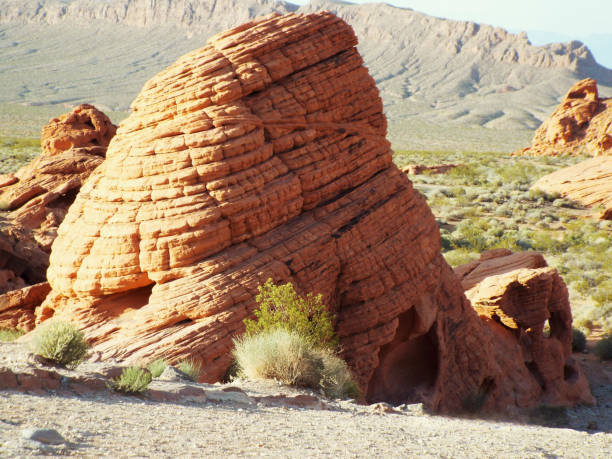 Very rare pictures of rock formation inside the Valey of Fire in South Nevada Desert