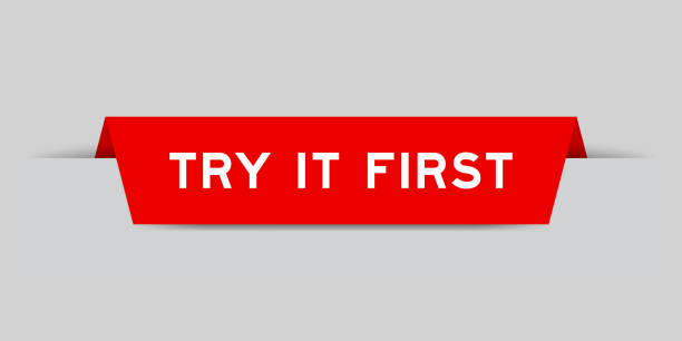 Try First Label 50+ Try Something New Icon Stock Illustrations, Royalty-Free Vector ...