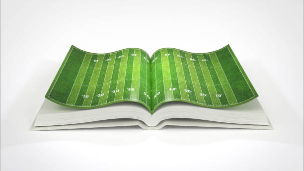 istock American football book theme, 3d rendering. 2167498909