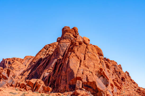 Garden of the Gods in Colorado Springs, Colorado, United States: A tranquil early autumn landscape of the National Natural Landmark of Sandstone Red Rock Park