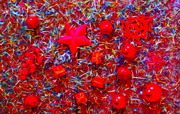 (no A.I.)a beautiful red background for Christmas holidays and celebrations