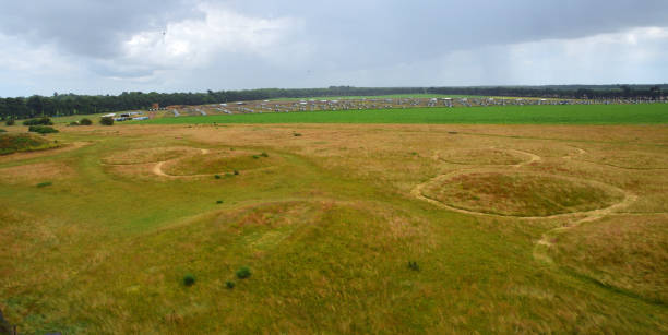 istock Anglo-Saxon burial ground from above 2167512524