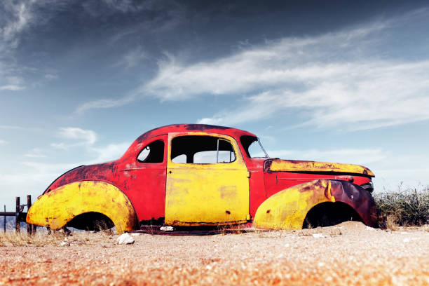Old Abandoned vintage car