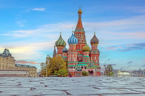 istock View of St. Basil's Cathedral on Red Square in Moscow 2167515367