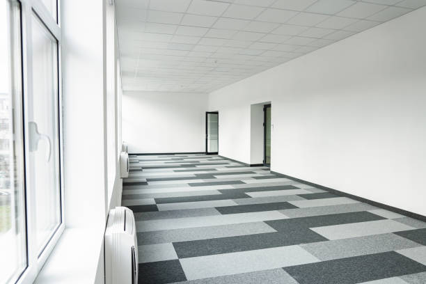 Empty room in the modern office building
