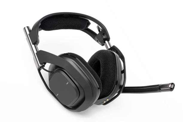istock Black wireless gaming headphones 2167521911