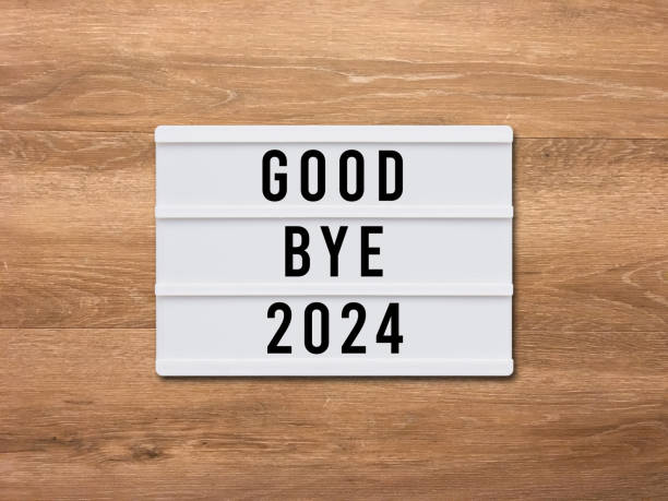 istock Good bye 2024 happy new year 2025 lightbox 2167530996