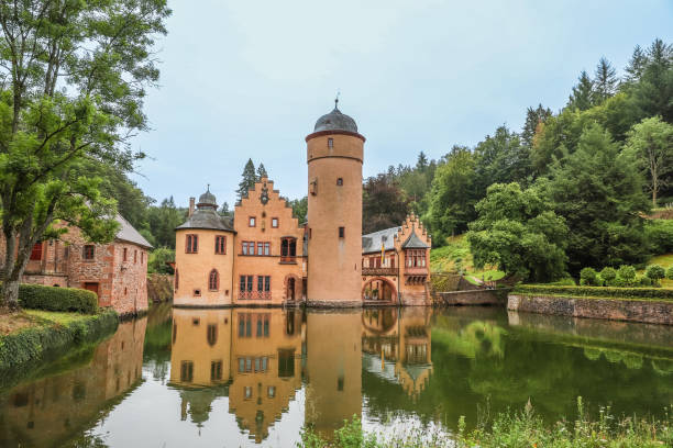 Mespelbrunn Castle or Schloss Mespelbrunn  in Germany