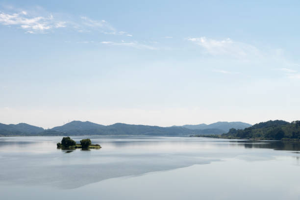 tranquil landscape in the rural area