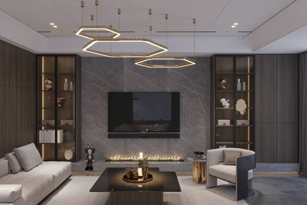 istock Modern interior of an apartment in a loft style 2167541465