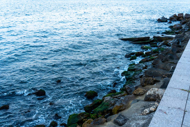 Black Sea coastline Constanta Romania