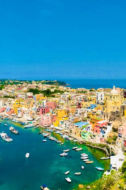istock Panoramic view of Marina Corricella (Procida island) 2167549186