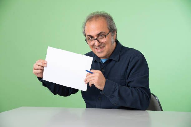 3d businessman behind diagonal wall, illustration with isolated white background