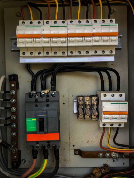 istock Electricity and electrical circuit in an apartment. 2167554002
