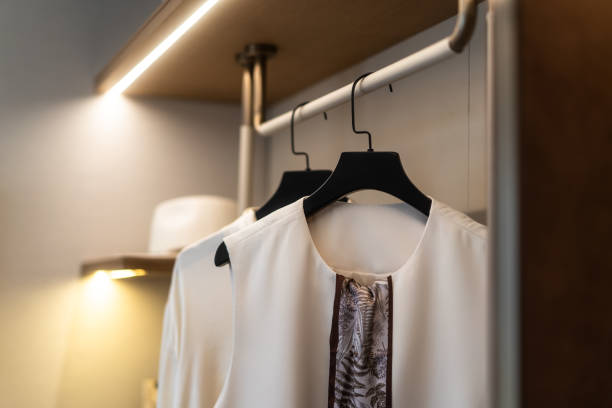 istock pajamas in closet 2167558154