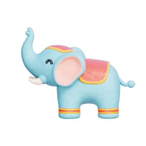 istock Elephant, Thailand elements, Asian culture, 3D rendering. 2167561800