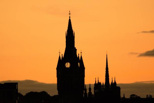 istock Aberdeen Town House Sunset 2167561967