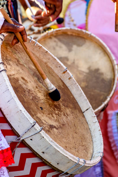 istock Rustic and colorful wooden drums 2167562265