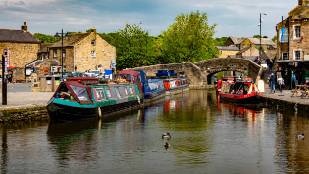 istock Narrow Boats in canal 2167567551