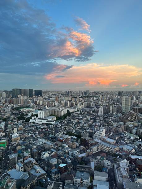 istock The Red Sky on Tokyo 2167568396
