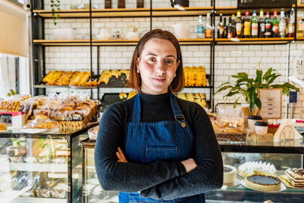 istock Portrait of a young owner at bakery 2167569816