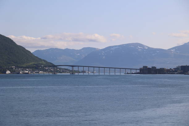 istock View of the Sandnessund Bridge, Tromso, Norway 2167581302