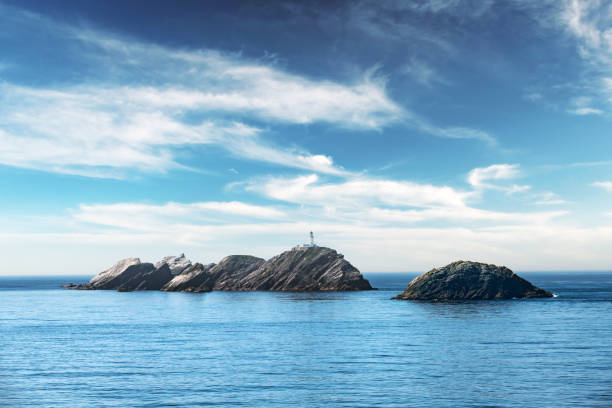 istock Seascape with lighthouse on the isle Muckle Flugga 2167582037