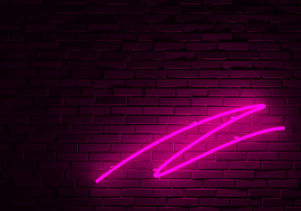 istock Brick Wall with Neon Lights, 3d illustration 2167582601
