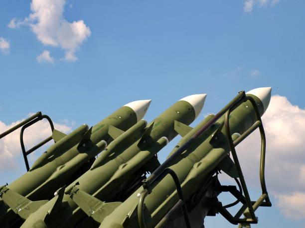 istock Missile system modern army industry 2167582899