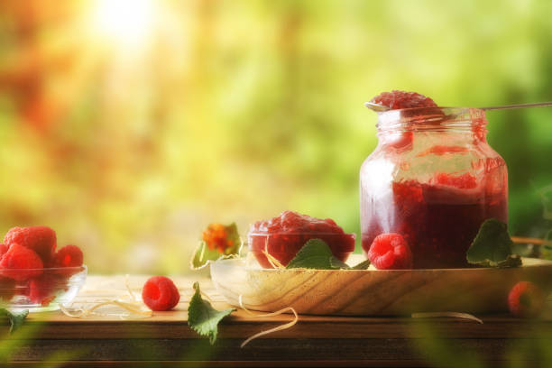 Still life with raspberry