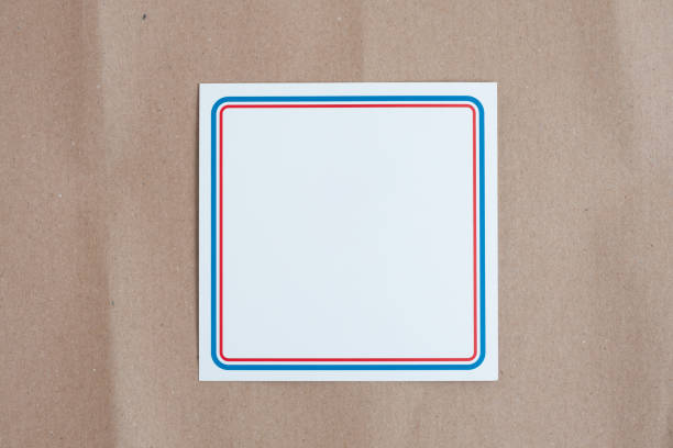 Blank paper template for your own message
