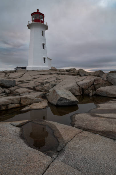 istock Peggy's Cove on a gloomy day 2167604550