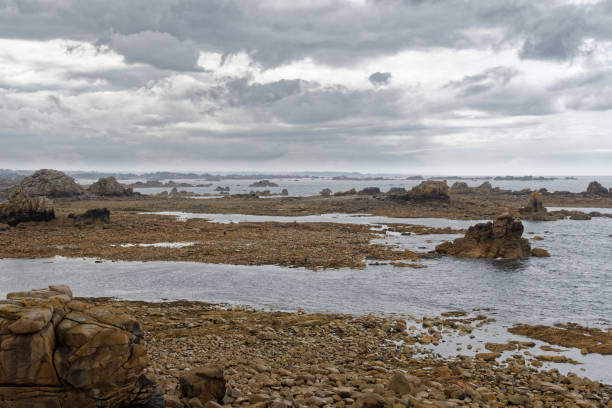 istock Coastal landscapes at the Plougrescant chasm 2167610509