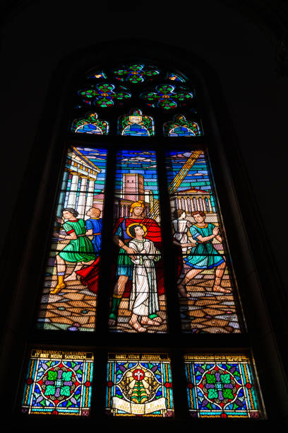 istock Stained glass windows in Catedral Sao Pedro de Alcantara 2167610656
