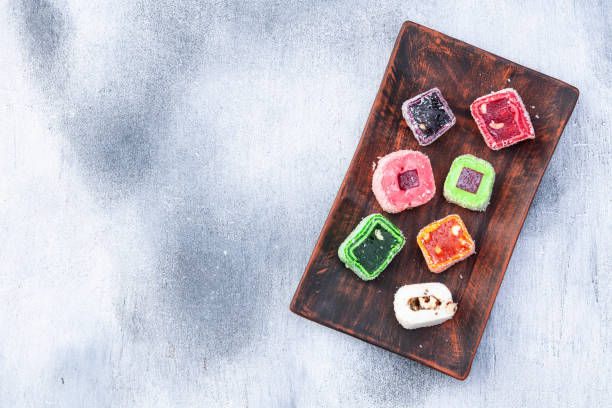 istock Turkish delight candy . Rahat lokum photography 2167612612