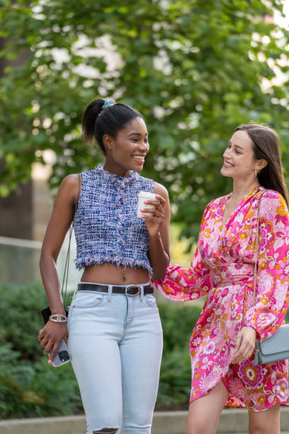 istock Young women walk on paved pathway, Vancouver 2167618256
