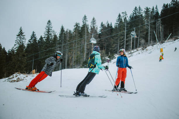 istock Friends on a skiing vacation in the Alps 2167628733