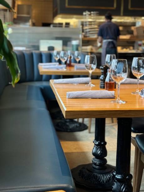 istock Interior of restaurant 2167631939