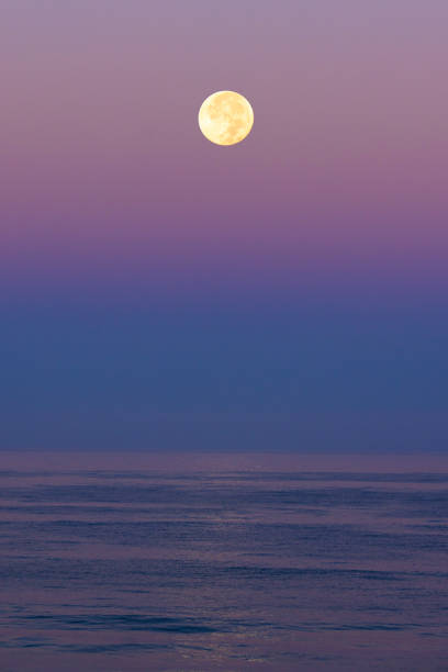 istock Super Full Moon over the Pacific Ocean 2167640753