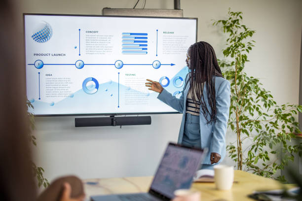 istock Professional Presentation by a Black Businesswoman 2167644045