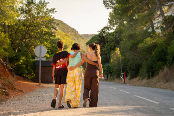 istock Family walking in nature 2167665233