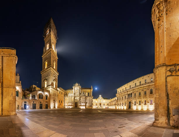 istock The Piazza del Duomo in Lecce at night 2167675011