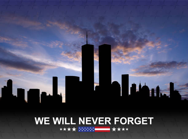istock New York skyline silhouette with Twin Towers 2167682125