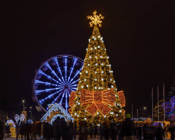 istock Christmas Ferris wheel long exposure 2167698869