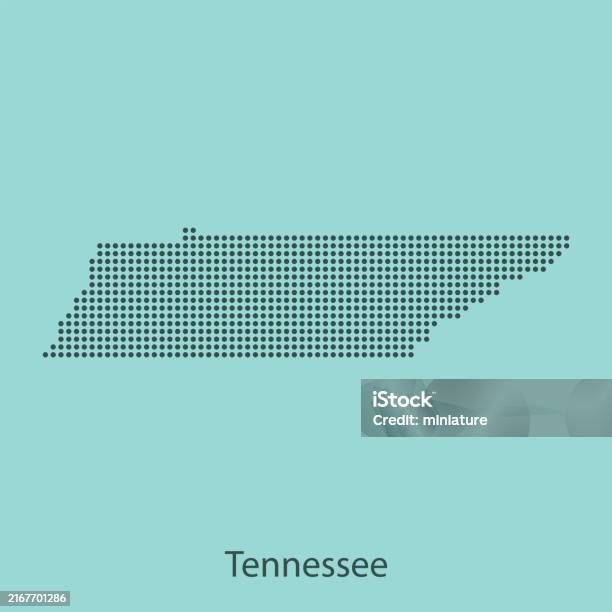 Tennessee Abstract Backdrop Tennessee Map Stock Illustration - Download Image Now - Abstract ...