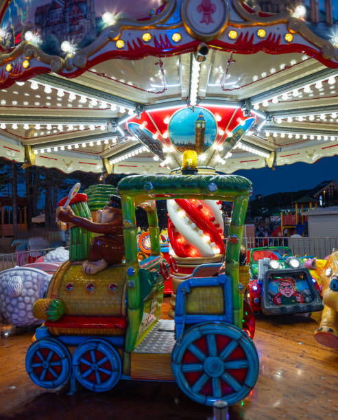 istock A colourful ferris wheel in Luna park during night. 2167703380