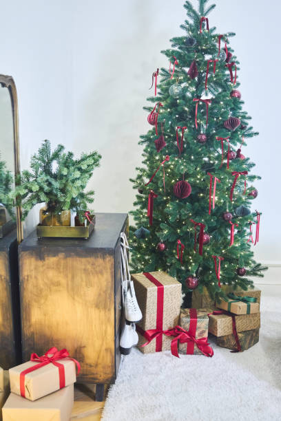 istock Room interior decor for celebrating New Year or Christmas. 2167705222