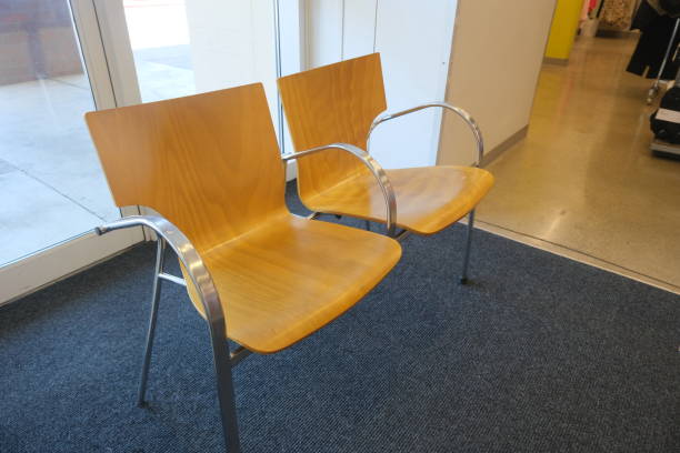 istock Small waiting area  with chairs in a store 2167711318